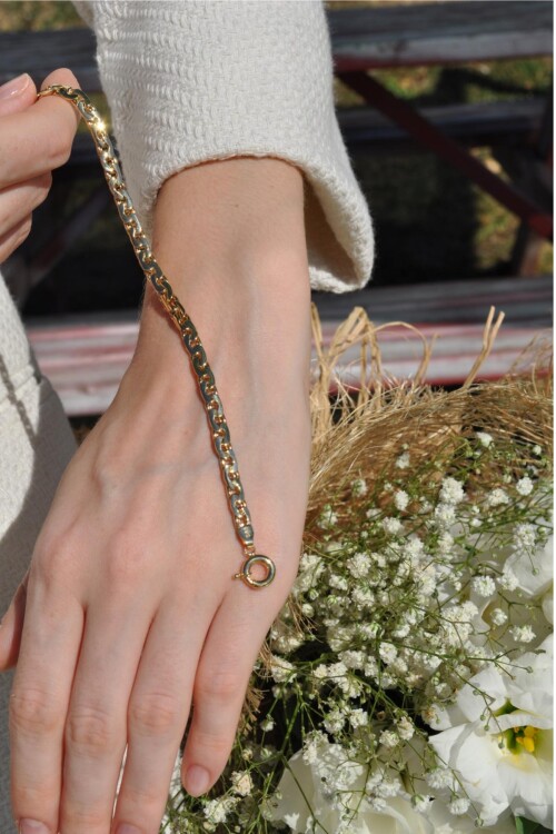 OLUKLU MARİNER ZİNCİR BİLEKLİK