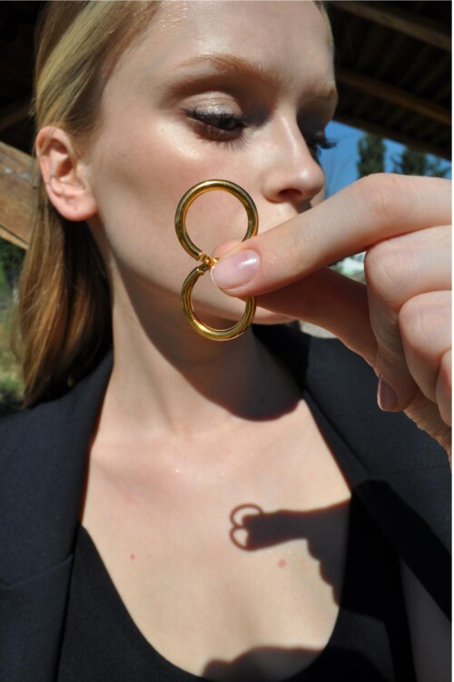 PARLAK BORU HALKA KÜPE