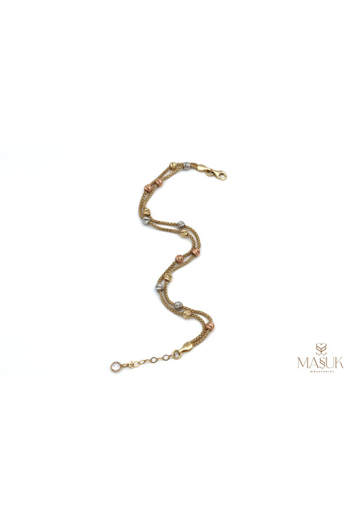 ÇİFT ZİNCİR DORİKALI BİLEKLİK