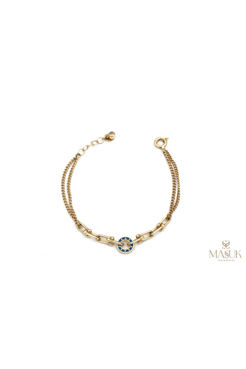 ÇİFT ZİNCİR TİFFANY BİLEKLİK