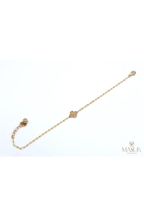 DÖRT YAPRAKLI YONCA ZİNCİRLİK BİLEKLİK