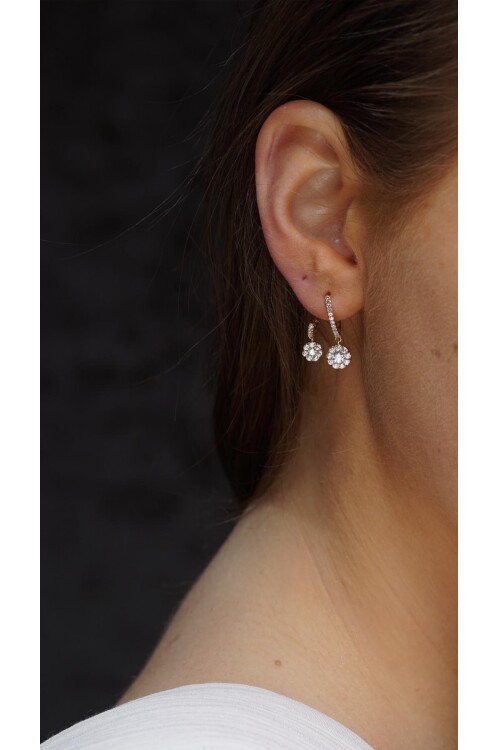 İKİLİ ÇİÇEK KÜPE