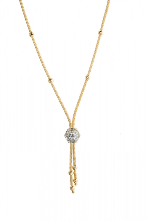 KALZE BAGET ve TEK TAŞLI KOLYE