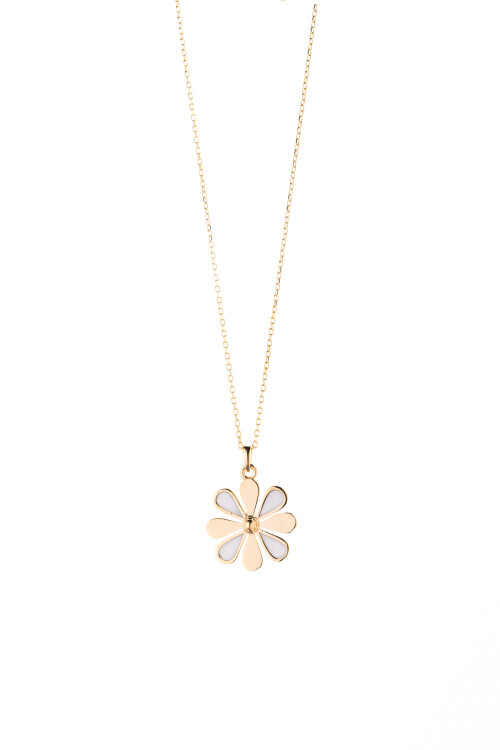 MİNELİ PAPATYA KOLYE