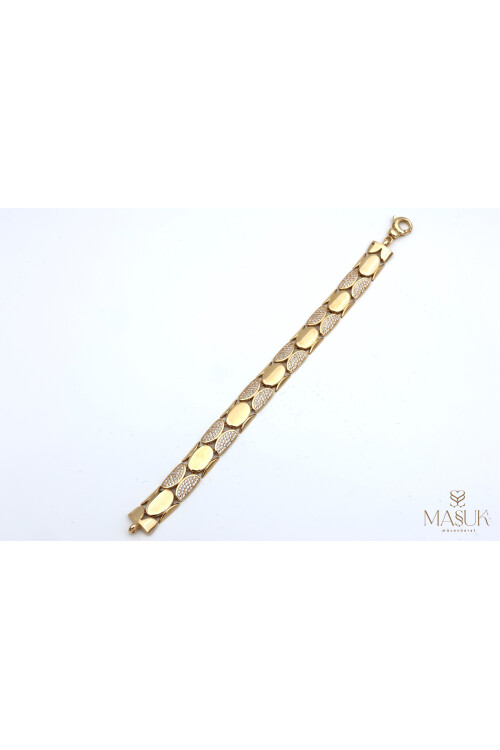 OVAL TAŞLI İTHAL BİLEKLİK