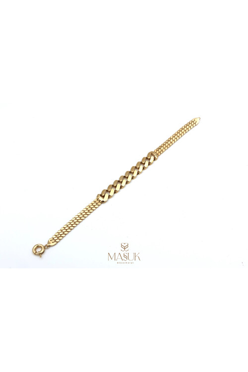 PULLU GURMET ZİNCİR BİLEKLİK