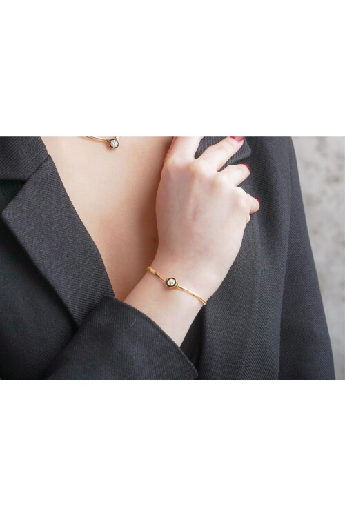 TAŞLI BALIKSIRTI BİLEKLİK