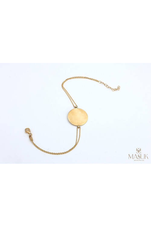 YUVARLAK PLAKA BİLEKLİK