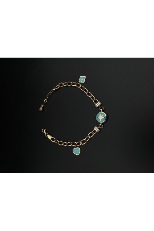 CHARM ZİNCİRLİ BİLEKLİK
