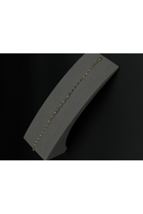 DORİKALI PULLU ZİNCİRLİ BİLEKLİK