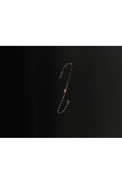 KÜP MODEL PULLU ZİNCİRLİ BİLEKLİK