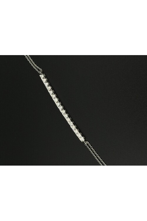 PIRLANTA YARIM SU YOLU ZİNCİRLİ BİLEKLİK