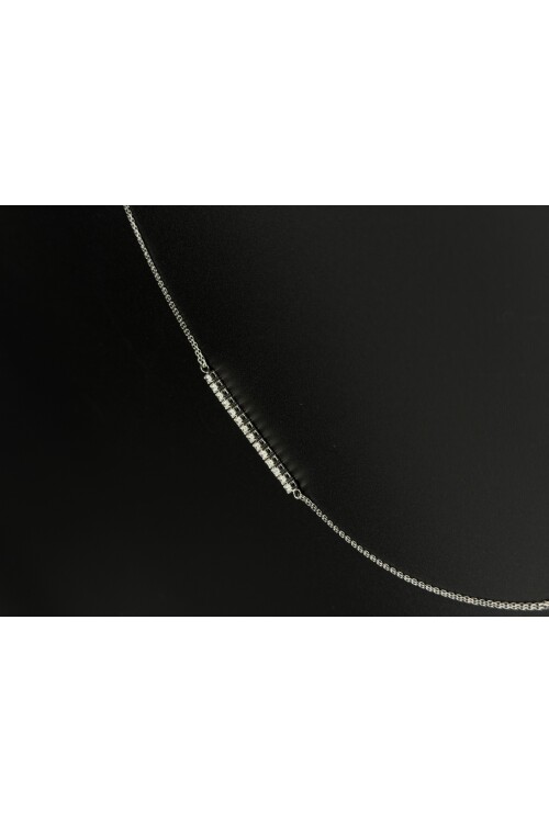 PIRLANTA YARIM SU YOLU ZİNCİRLİ BİLEKLİK