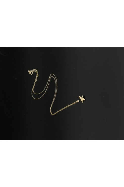 YILDIZ MODELİ FORSE ZİNCİRLİ KOLYE