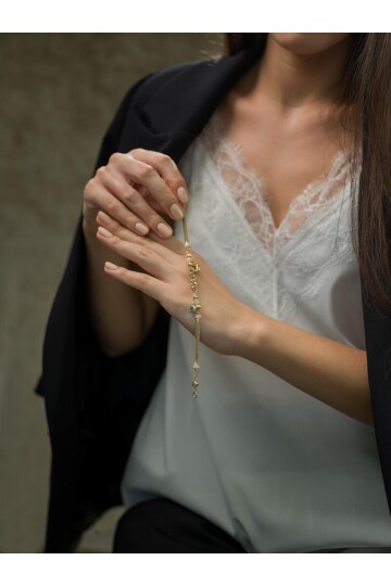 FİGÜRLÜ BALIK SIRITI ZİNCİR BİLEKLİK