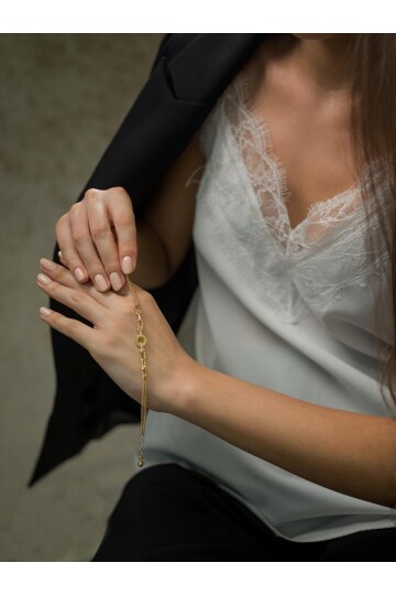 ÇİFT ZİNCİR TİFFANY BİLEKLİK