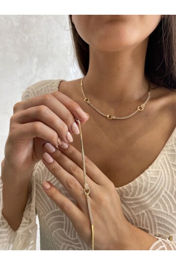 TAŞLI OVAL BİLEKLİK