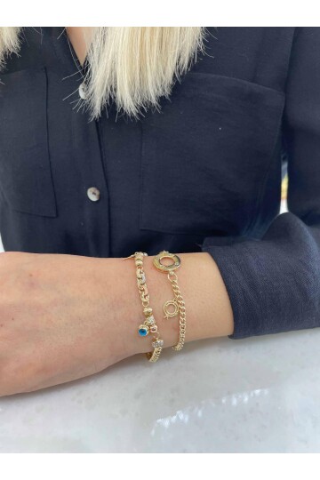 GURMET VE ATAÇ ZİNCİRLİ CHARM BİLEKLİK