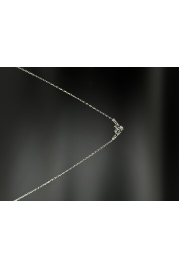 PIRLANTA V BAGET ZİNCİRLİ KOLYE