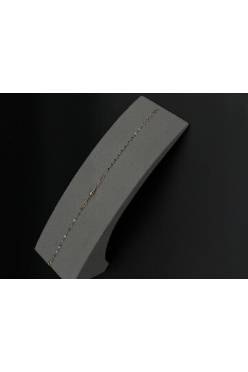 SİLİNDİR HUNİ MODELİ PULLU ZİNCİRLİ BİLEKLİK